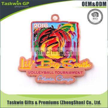 2017 Hot Sales Die Cast Gold/silver/bronze Sports Award Volleyball Medal photo-2