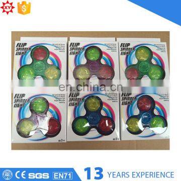 Hot selling LED light glass ball spiral spinner