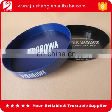 Wholesale large round plastic anti slip tray