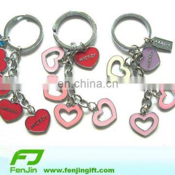 decoration promotion metal key chain