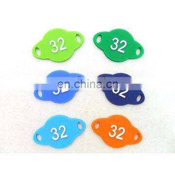 Custom Shoelace Tag Embossed Soft Pvc Rubber Shoe Lace Charms photo-4