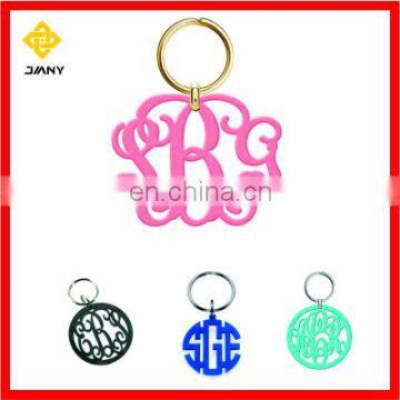 Wholesale Customized Acrylic Monogram Keychain