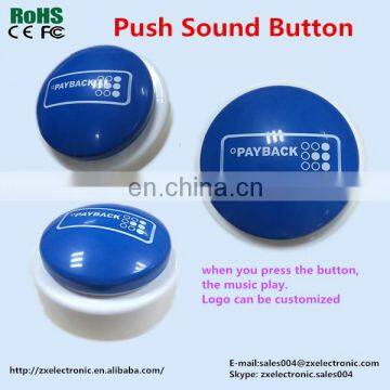 Customized big funny phrase easy recordable sound button