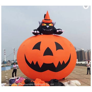 Outdoor giant decorations advertising halloween inflatable pumpkin models