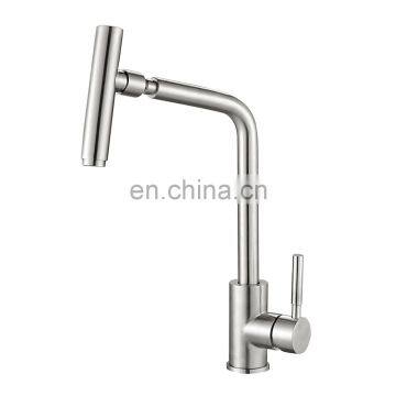 Factory price stainless steel kitchen mixer tap pull out kitchen sink faucet