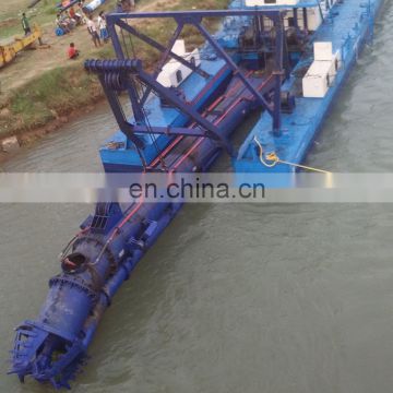 China hydraulic sand suction dredger for sale/river digging sand dredger