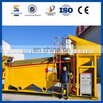 Easy operation alluvial gold separating drum washing machine with factory price