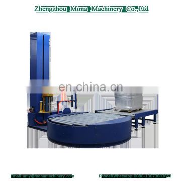 2018 new condition automatic pallet stretch wrapping machine with pressure plate