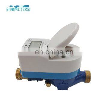 GSM remote reading prepaid ic card water flow meter