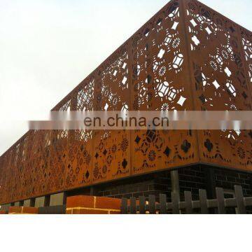 Perforated Corten Steel Wall Cladding photo-4