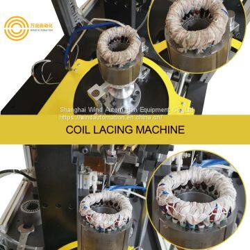 Stator Coil Single Side Lacing Machine With Servo System WIND-100-CL