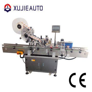 automatic can top side sticker labeling machine for cups