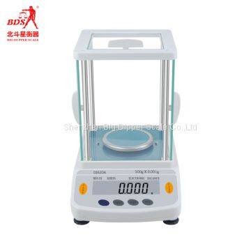 0.001g laboratory analytic balances hardware golden powder high precision digital balance