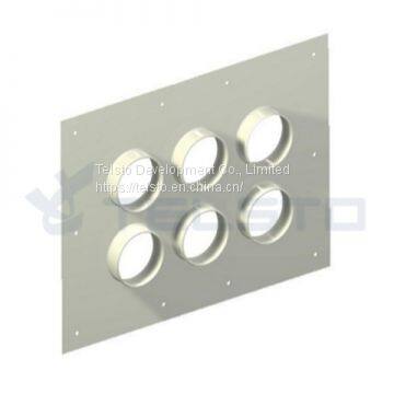 Aluminum Entry Panels with 4'' Ports Aluminum Entry Panel 2x3