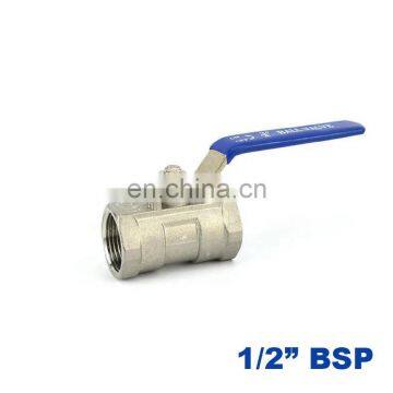 GOGO High quality 1PC Ball valve Stainless steel SS304 201 SS316L Small Ball Valve DN15 Female thread 1/2" BSP 2 way valve