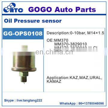 0-10bar M14*1.5 Oil Pressure Sensor for KAZ MAZ URAL KAMZ OEM MM370 MM370-3829010 493829