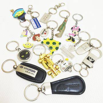 Creative metal key chain customized high-grade cartoon advertising promotion activities key chain pendant custom