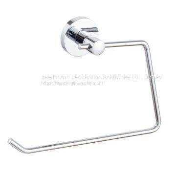 Zinc Alloy Bathroom Hardware Wall Mounted Towel Rings photo-2