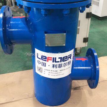 basket strainer pipe line filter machine with size DN400