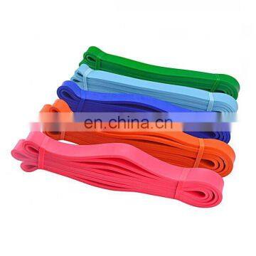 Latex Free Yoga Pilates Long Exercise Flat Resistance Bands Personalized Elastic Band Yoga Elastic Band