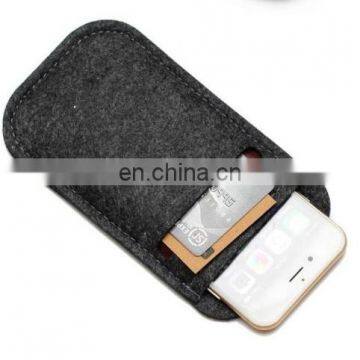 Amazon hot selling Wool Felt Wallet cute felt cell phone bag from China supplier