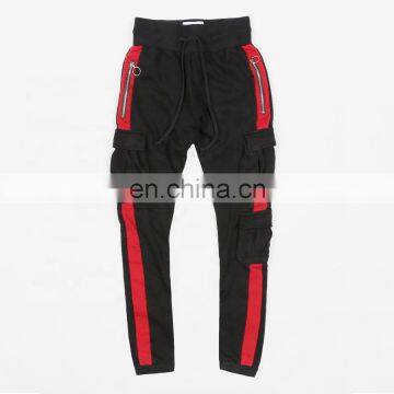 DiZNEW China OEM Factory Wholesale Black Drawstring Track Pants