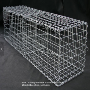 Welded gabion mesh, hesco bastion wall，welded stone cage