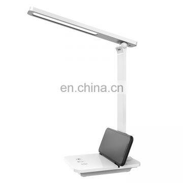 Amazon dimmable foldable led desk lamp eye protection office rechargeable led table lamp rechargeable
