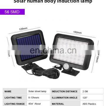 Outdoor Waterproof Emergency Motion Sensor COB Led Solar Garden Light Solar Wall Lamp Solar Sensor Wall Light photo-6
