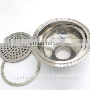 4" to 1.5" Hemispherical Reducers With Tri Clamp Filter Plate With Ring photo-2