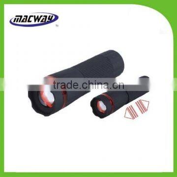 3AAA Battery Stretch Adjustable zoom flashlight torch