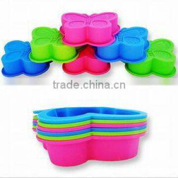 2013 Cute Butterfly Shaped Kitchen Silicone Cake Mould,silicone Cake Decorations