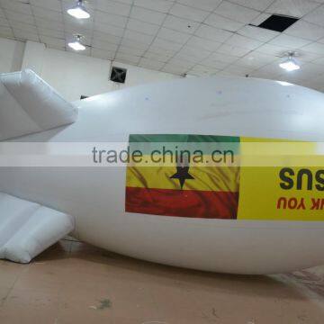 Longchuang Inflatable Giant PVC Advertising Activity Hot Popular Inflatable Helium Airplane Balloon