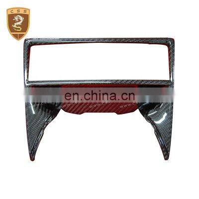 Car Interior Accessories Carbon Fiber Refitting Air Conditioning Panel Cover For Lambo Gallardo Lp560 Lp570