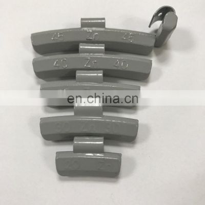 Zn Clip-on Wheel Balance Weight for Aluminum Rim, Various Specifications are Available