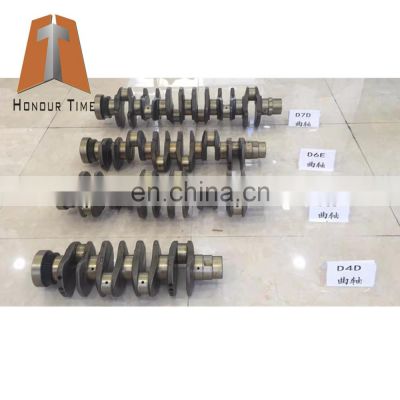 D4D D6D D6E D7D Excavator crankshaft for Engine parts