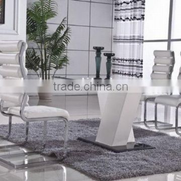 high quality modern tempered glass dining table