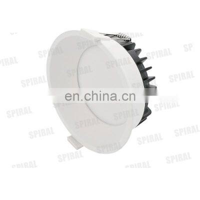 factory aluminum led slim panel light 3-colors downlight