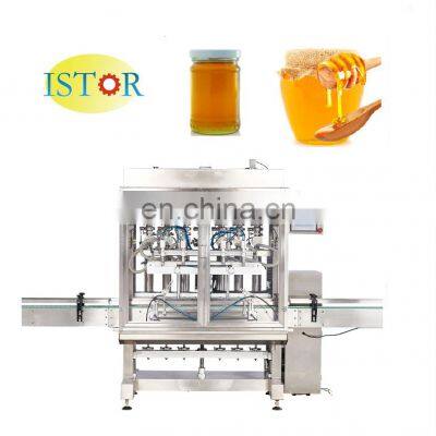 Anti-drip Piston Servo Motor Automatic Honey Tomato Paste Filler Machine