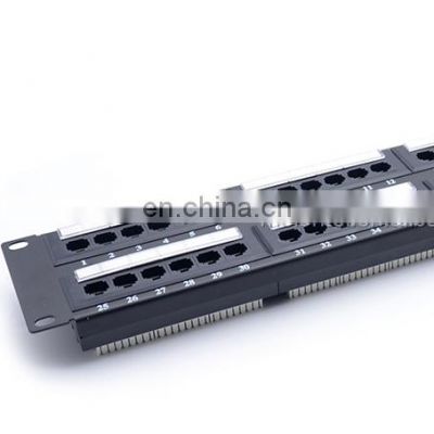 MT-4007-24 cat5e cat6 krone IDC patch panel