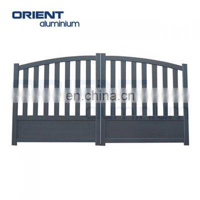 New Style Simple Design House Decorative Safety Aluminum Garden Swing Main Gate photo-3