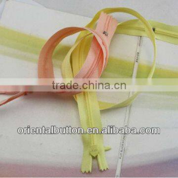 The fashion close-end invisiable dyeable KCC zipper