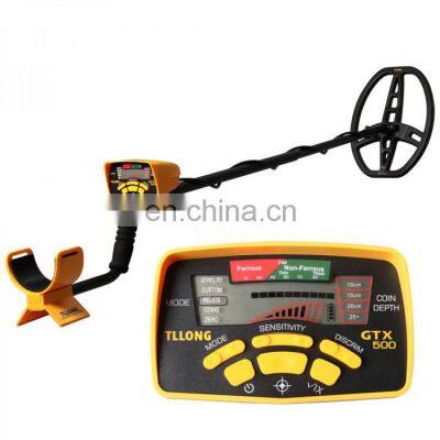 GTX500 Underground Metal Detector with Small Waterproof Search Coil 28x22cm Five Detection Modes