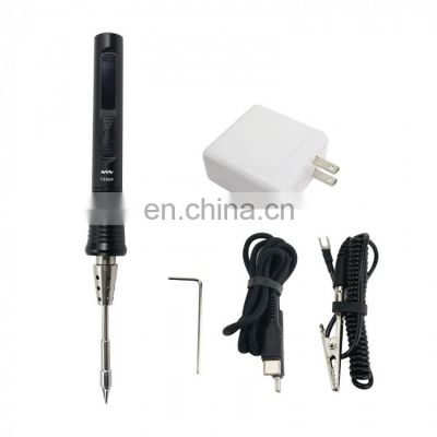 Adjustable Temperature PD2.0 QC3.0 Power Supply 30W TS80P Portable Soldering Iron Kit