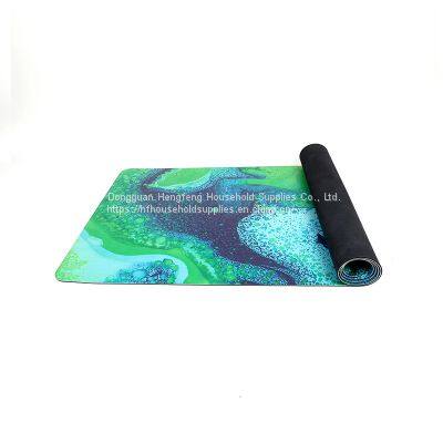 China Factory Top Sale Fitness OEM Eco Friendly Anti Slip Personalized Design Custom Printed Natural Rubber PU Yoga Mat photo-2