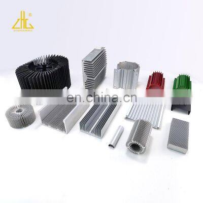 ZHONGLIAN aluminium flat heat sink, led heatsink aluminium extruded, square aluminium heatsink