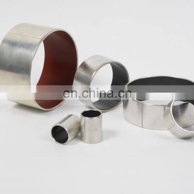 PAP 10 Steel DU Sleeve Self Lubricating Oilless Metal PTFE Bush Oil Sliding Bushing Bearing photo-4
