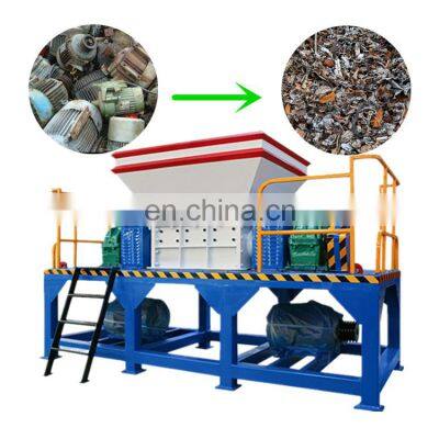 Waste furniture sofa pellets cardboard shredder and separator commercial garbage shredder