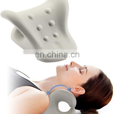 Neck Stretcher,Neck Pain Relief,Cervical Neck Traction Device with Massage Point for Muscle Relax and Neck Traction for Neck Pai