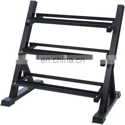 Weight Rack for Dumbbells for Home Gym 3 Tier Hex Dumbbell Rack Stand